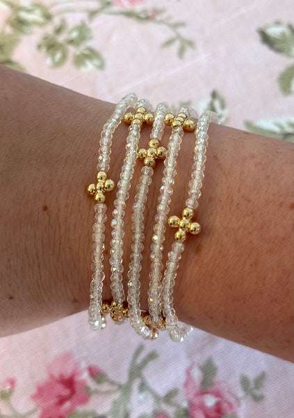 Cross sparkle bracelet