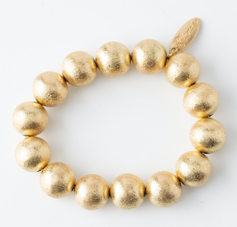 Goldie girl beaded bracelet
