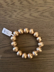 Beaded Gold Bracelet