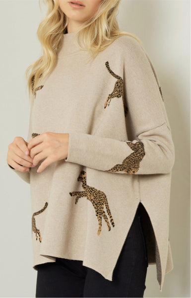 Roam around oatmeal sweater