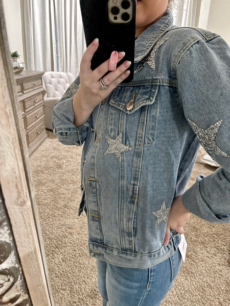 Seeing stars jean jacket